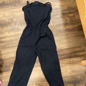 Spaghetti strap pant romper